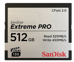 yzSANDISK TfBXN SDCFSP-512G-J46D GNXg[ v CFast 2.0 J[h 512GB