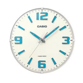 【送料無料】 CASIO・カシオ IQ-1009J-7JF 掛時計 / 電波 / ネオブライト シンプルデザイン