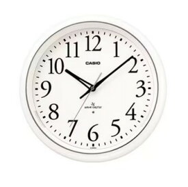 【送料無料】 CASIO・カシオ IQ-1050NJ-7JF 掛時計 / 電波 / 夜見えライト シンプルデザイン
