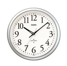【送料無料】 CASIO・カシオ IQ-1050NJ-8JF 電波 夜見えライト 掛時計 シンプルデザイン