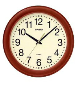 CASIO・カシオ IQ-136-5JF 掛時計 / クオーツ / 木枠(MDF) シンプルデザイン