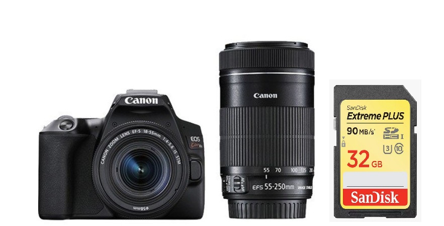 在庫あり SanDisk ExtremePLUS SDHCカード32GB×2枚付Canon・キヤノン 簡単操作 わかりやすく設計 デジタル一眼レフカメラ EOS KISS X10 ダブルズームキット