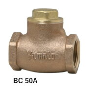 大和バルブ BC-50A スイングチェッキ ねじ込み 125型 青銅バルブ スウィングチェッキ