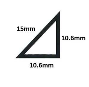 ���p ����ʖ� �ʒ�15mm×10.6×10.6×L2000mm 200�{�� �|���v���s���� PP-15