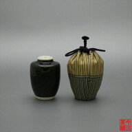 肩衝 茶入 船越間道 【 濃茶入 】