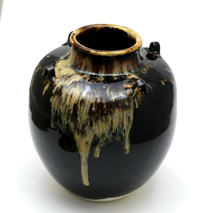 楽天市場】天目 茶壷 定一 【 飾り壺 飾壺 】 : 今川茶舗 楽天市場店