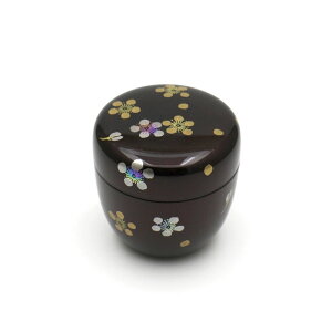 利休梅 溜塗 中棗 東雲