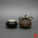 大海 茶入 弥左衛門間道 b 【 濃茶入 】