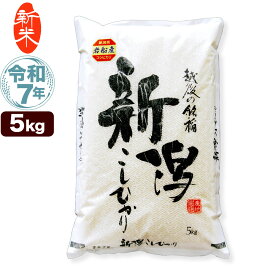 新米 令和7年産 新潟県 岩船産 コシヒカリ 5kg 米