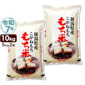 令和7年産 新潟産 こがねもち米 10kg(5kg×2袋) 米