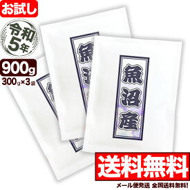 魚沼産コシヒカリ 特選 お試し 300g×3袋 令和5年産 新潟産 米 【全国送料無料】【代引き不可】【ゆうパケット発送】