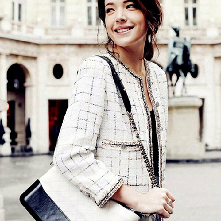 楽天市場】ツイード ショート コート ジャケット テーラード  