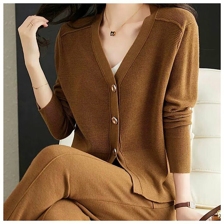 楽天市場】Vネックニット スーツ レディース 秋冬 新作 ファッション  