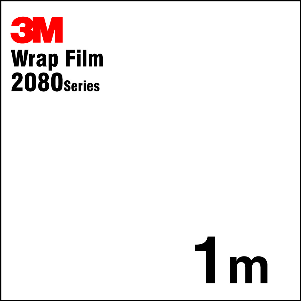 【送料無料! (代引は有料)】 3Mラップフィルム 2080 シリーズ2080-G10 グロスホワイト 152.4cm x 1m1080シリーズのグレードアップフィルム
