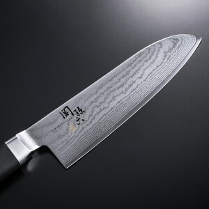 貝印 関孫六ダマスカス 三徳 165mm【包丁 ナイフ  キッチン小物  本格 おしゃれ ギフト プレゼント おうち時間 調理 日本製】キッチン用品