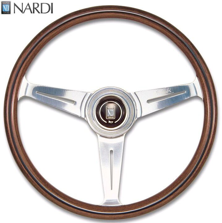 楽天市場】NARDI ナルディ N120 ウッド&ポリッシュスポーク 