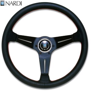 NARDI �i���f�B�@N755�@�p���`���O���U�[&�u���b�N�X�|�[�N �f�B�[�v�R�[���@���b�h�N���X�X�e�b�`�@�X�e�A�����O�@�a350mm�@NARDI�z�[���{�^���t�@�I�t�Z�b�g80mm�y�����񂹏��i�z�y�n���h
