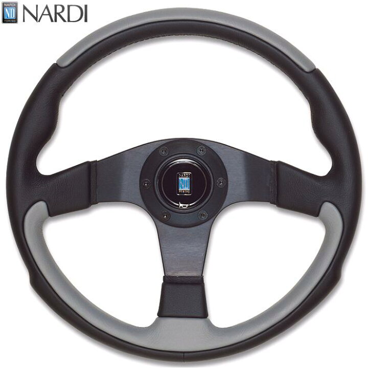 楽天市場】NARDI ナルディ N802 ブラック/グレーレザー&ブラック 