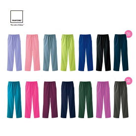FOLK フォーク　PANTONE(パントン)　6012SC レディスストレートパンツ　女性用　全14色【お取り寄せ製品】【スクラブ、医療ユニホーム、白衣、メディカルウェア、スクラブ、メディカル製品】