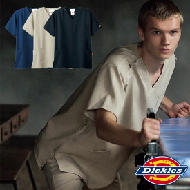 FOLK フォーク　Dickies(ディッキーズ)　7072SC メンズスクラブ　男性用【お取り寄せ製品】【スクラブ、医療ユニホーム、白衣、メディカルウェア、スクラブ、メディカル製品】