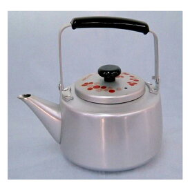 藤田金属　SUITO BRAND　010106　ハイアートティーポット　つる　0.6L レッド(茶こし付)【やかん、ケトル、ケットル、急須】