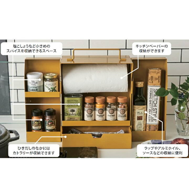 楽天市場】セトクラフト SI-3822-MD-750 スパイス&キッチンペーパー 
