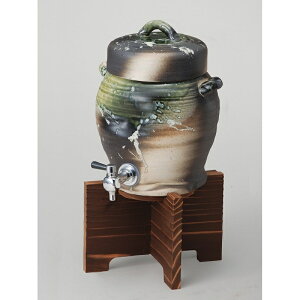 【送料無料(離島を除く)】信楽焼 549-03 ビードロサーバー【メーカー直送品】【同梱/代引不可】【信楽焼 焼酎サーバー・ラジウムボトル・フリーカップ】