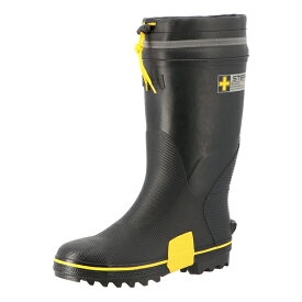 安全長靴 弘進ゴム ステルクセーフティー SBHD-3128 ブラックB0361AB 【先芯 鉄芯 セーフティーブーツ 長靴 作業用 安全靴 特殊長靴 長靴 小さいサイズ 大きいサイズ カバー付】おすすめ　新商品