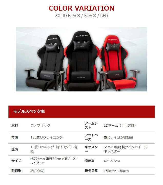 楽天市場】【送料無料（北海道・沖縄・離島は除く）】DXRacer ディー 