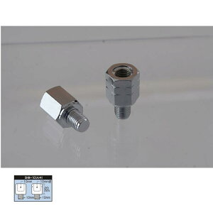 【ネコポス対応品】タナックス SHM-10 正ネジアダプター メッキ【お取り寄せ商品】【TANAX/ナポレオンミラー】