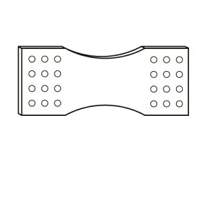 タナックス MP-158 取付ベース 1枚【お取り寄せ商品】【TANAX・タナックス・リペアパーツ】