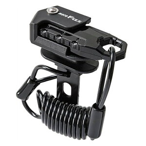 タナックス MF-4758 ヘルメット用ワイヤーロック コイル ブラック【お取り寄せ商品】【バイク ヘルメット 鍵 ロック 盗難 防止】