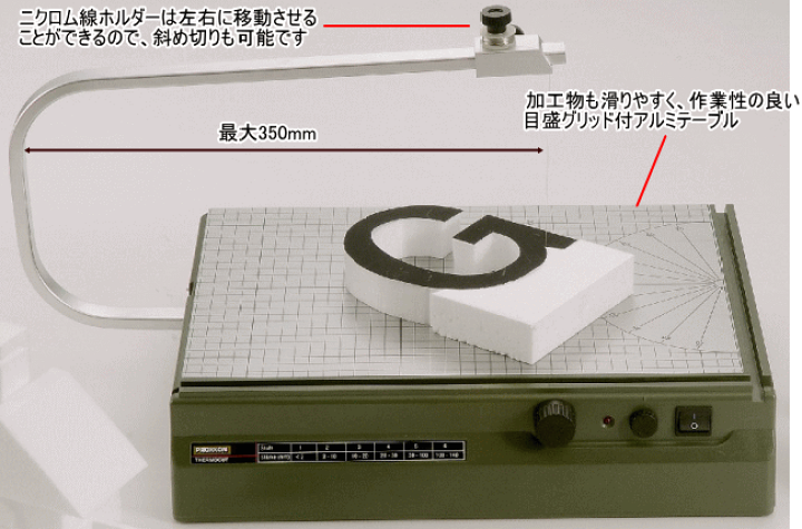 楽天市場】プロクソン PROXXON No.27180 卓上スチロールカッター