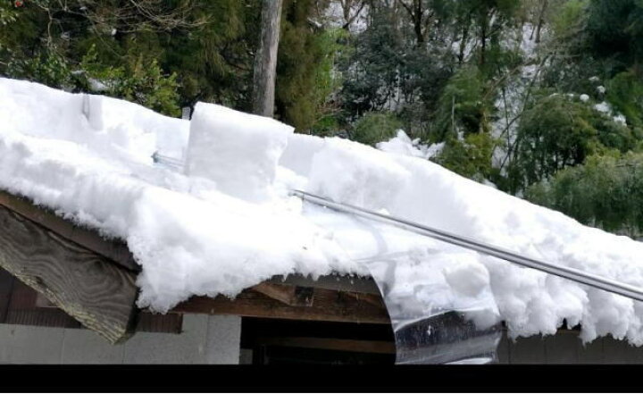 楽天市場】マイスター 雪スライダー 新雪用 屋根の雪下ろし道具PVC透明 