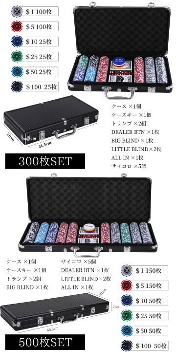 楽天市場】【最強配送】 カジノセット ポーカーセット 【本格的な 