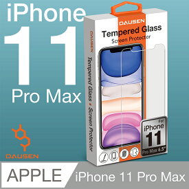 9H/HD 強化ガラススクリーンプロテクター iPhone 11Pro Max (6.5インチ) 用 薄型 耐久性 完全保護 傷防止 超鮮明なディスプレイ ナノ表面 滑らかなタッチデザイン アイフォン 保護フィルム アイフォン11 プロマックス 保護フィルム Dausen