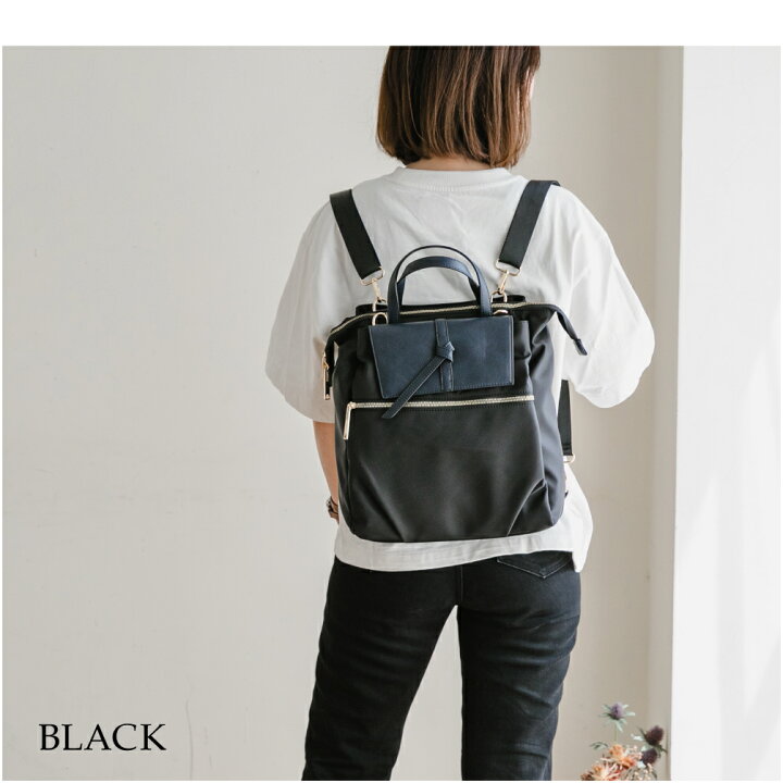 楽天市場】QUAY キー 3way撥水加工 ナイロンリュック バッグ 