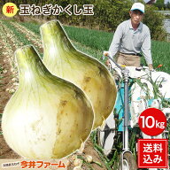 【予約】新玉ねぎ 今井ファーム かくし玉 淡路島産たまねぎ ＃かくし玉10kg＃【5キロ×2】 淡路島 玉ねぎ…