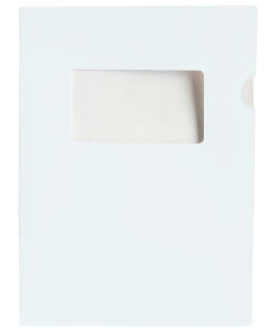 会社説明会 紙ファイル 脱プラ SDGs 環境 ペーパーホルダー 窓付 A4 10枚