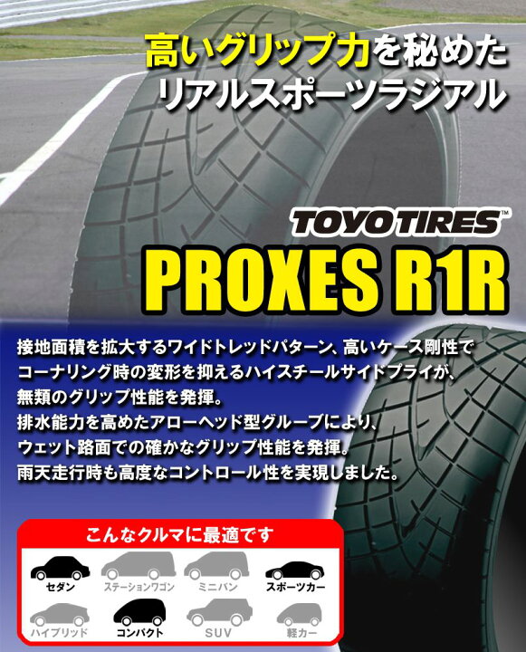 楽天市場】TOYO TIRE(トーヨータイヤ) PROXES R1R 285/35R19 99W プロクセス R1R 19インチ 新品1本・正規品  サマータイヤ : カーマニアNo.1