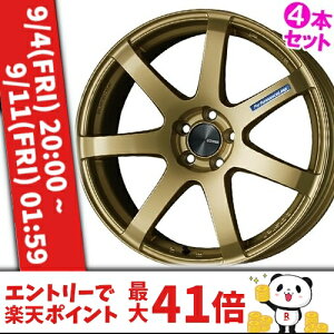 18�C���` 9.0J 5/100 �G���P�C �p�t�H�[�}���X���C�� PF07 �V�i ���K�i �z�C�[�� 4�{�Z�b�g���i [�J���[] �S�[���h (G) �y�^�C���g���\�z