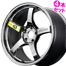【7/20(日)限定！ポイント最大35倍！】18インチ 9.5J 5/114.3 レイズ グラムライツ 57CR リミテッド 新品 正規品 ホイール 4本セット価格 [カラー] レイズブラックメタルコート (RB) 【タイヤ組込可能】