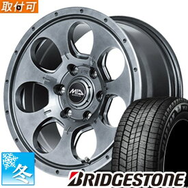 【タイヤ交換対象】 (ムーヴキャンバス LA810S) 155/65R14 ブリヂストン ブリザック WZ-1 14インチ スタッドレスタイヤ ホイール 4本セット マルカ マッドエージェント (MG)