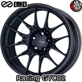 ENKEI(エンケイ) レーシング GTC02 18×9.0J +42 5/114.3 カラー：MBK 18インチ 5穴 P.C.D114.3 FACE TYPE：M ホイール新品1本 Racing GTC02