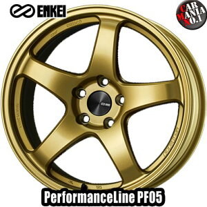 ENKEI(GPC) ptH[}XC PF05 15×5.0J +45 4/100 J[FGO 15C` 4 P.C.D100 zC[Vi1{ PerformanceLine PF05