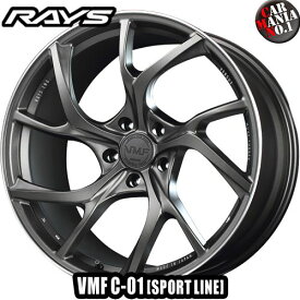 【4本セット】 RAYS(レイズ) VMF C-01 20×9.0J +25 5/112 カラー：MK (SPORT LINE) 20インチ 5穴 P.C.D112 ボア径：φ66.6 FACE-3 ホイール新品4本 VERSUS MODE FORGED 鍛造1ピース