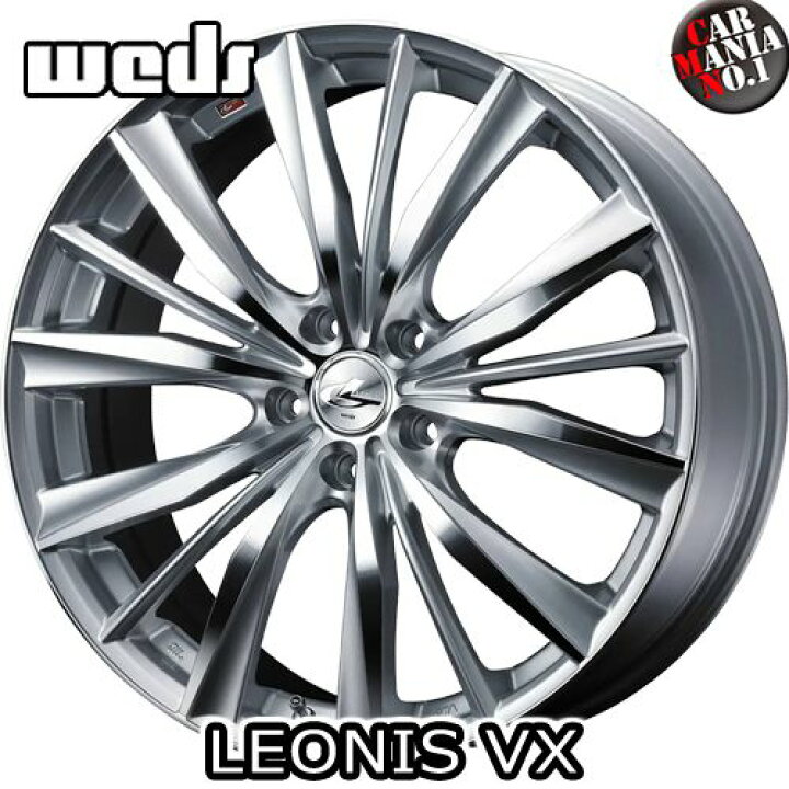 楽天市場】【4本セット】Weds(ウェッズ) レオニスVX 19×8.0J +38 5 