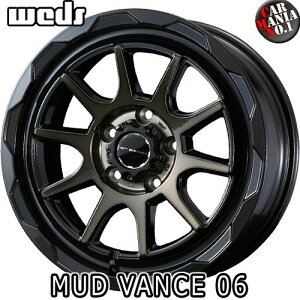 Weds(EFbY) }bh@X06 16×7.0J +38 5/114.3 J[FubN|bVuYNA 16C` 5 P.C.D114.3 zC[Vi1{ MUD VANCE 06