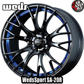 Weds(ウェッズ) ウェッズスポーツ SA-20R 17×7.0J +50 4/100 カラー：BLC2 17インチ 4穴 P.C.D100 ホイール新品1本 WedsSport