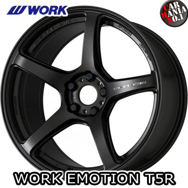 楽天市場】WORK(ワーク) ワークエモーションT5R 19×8.5J +35 5/114.3  